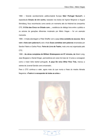 Vida e Obra -Mário Viegas