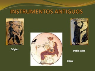 GRECIACalíope (“Bella voz”) es la mayor y más distinguida de las musas. Es la musa de la poesía épica y la elocuenciaClío (“Gloriosa”) es la musa de la historia y de la poesía heroicaTalía (“Floreciente”) preside el arte de la comedia y de la poesía pastoral Melpómene (”Celebrada en cantos”) es la musa del teatro trágicoTerpsícore (“Deliciosa danzante”) es la musa de la danza y de los coros dramáticos Erato (“Adorable”) es la musa de la poesía amorosa y erótica, además de la mímica Polimnia (“Cantora de himnos”) preside los himnos sagrados a los dioses y más tarde, en Roma, la pantomimaUrania (“Celeste”) es la protectora de los astrónomos y los astrólogos Euterpe (“Deliciosa”) es la musa de la poesía lírica y de la música. 