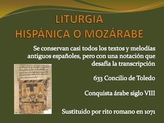 MÚSICAOcho echoiformando 4 parejas (Notas finales re, mi, fa y sol)Ocho modos en el canto occidental importados del este (siglos VIII o IX)Teoría musical transmitida por Boecio