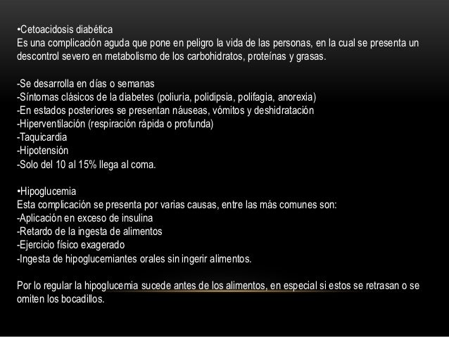 Historia natural de la diabetes Historia natural de la diabetes