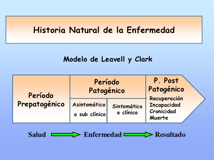 Teórico: Historia Natural de la Enfermedad y Niveles de Teórico: Historia Natural de la Enfermedad y Niveles de