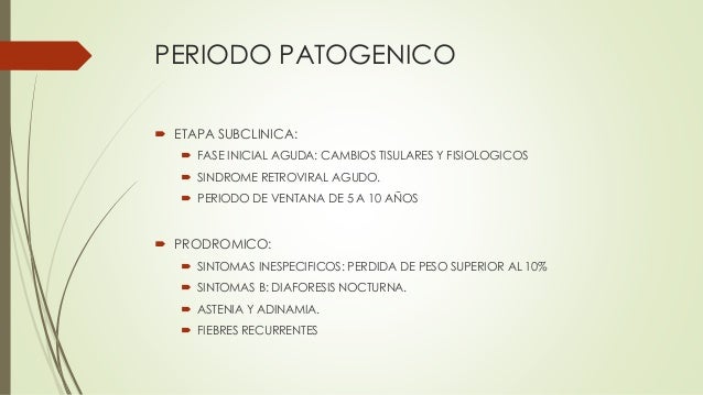 Historia natural de la enfermedad vih Historia natural de la enfermedad vih