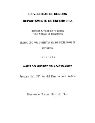 Historia Natural De La Tosferina