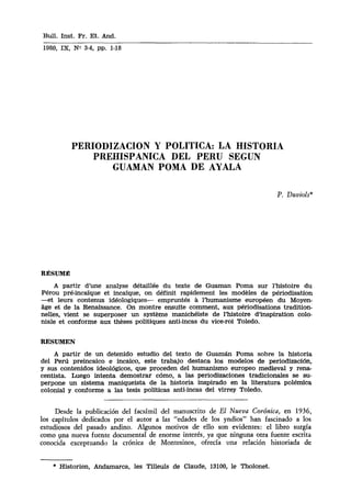 Historia  peruana