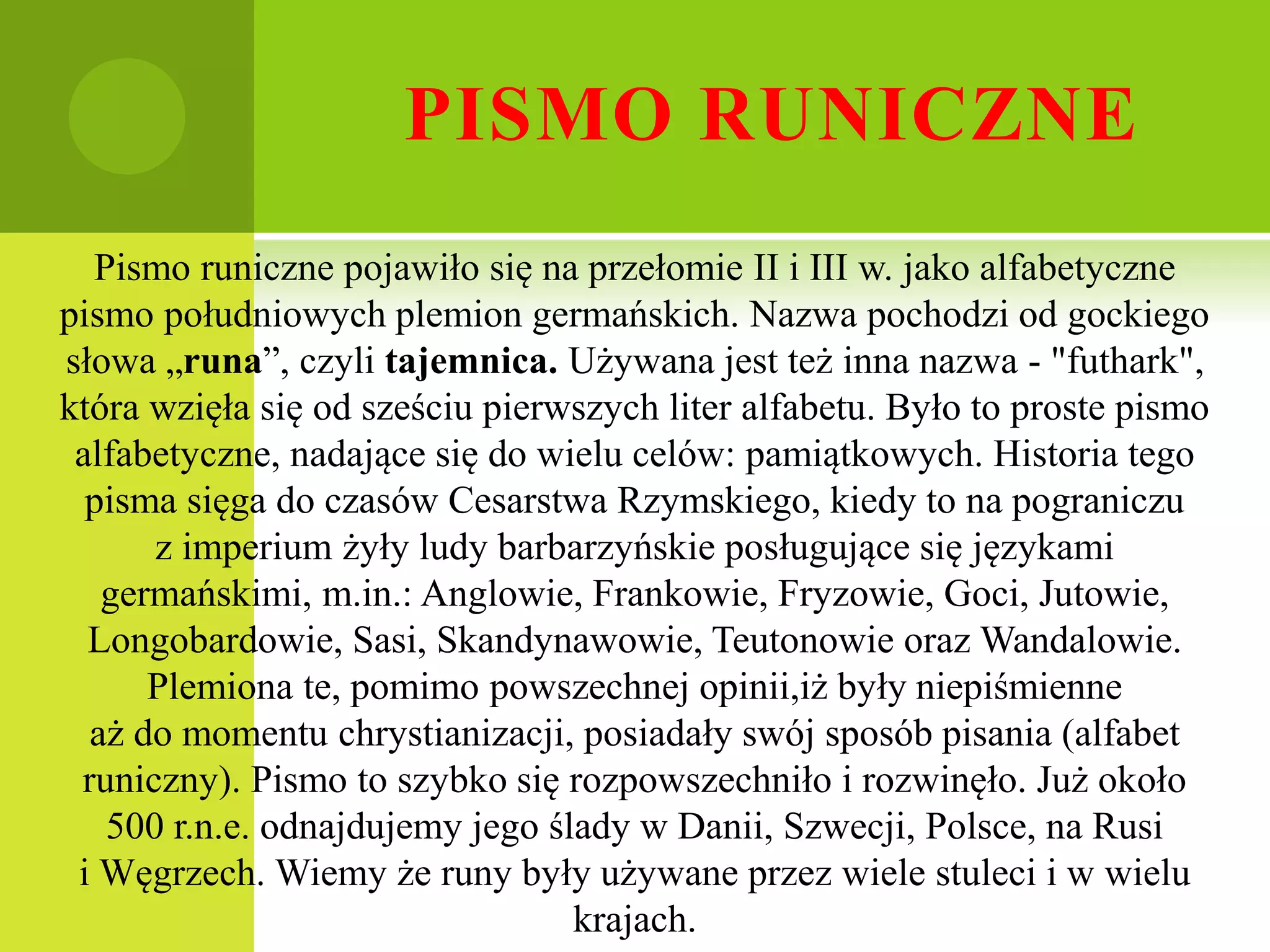 Historia pisma cz.2 | PPT