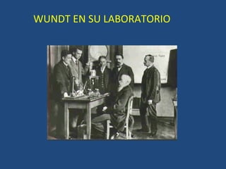 WUNDT EN SU LABORATORIO 
