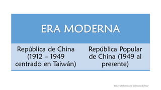 https://sobrehistoria.com/las-dinastias-de-china/
 