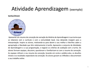 Atividade Aprendizagem (exemplo)
5
 