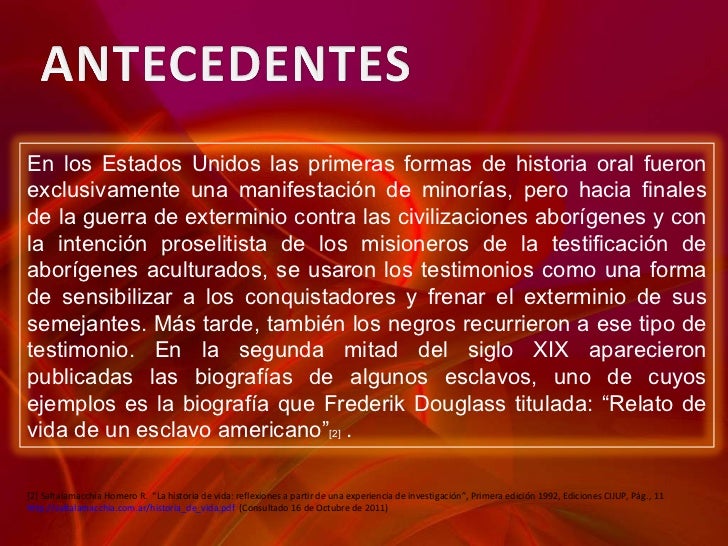 Historias De Vida Historias De Vida