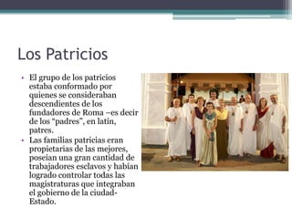 Historia social de roma | PPTX