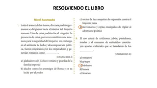 RESOLVIENDO EL LIBRO
 