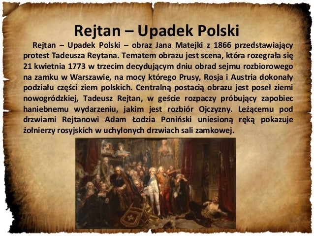 Historia Upadek I Rzeczpospolitej - przyczyny
