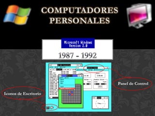 Iconos de Escritorio
Panel de Control
 