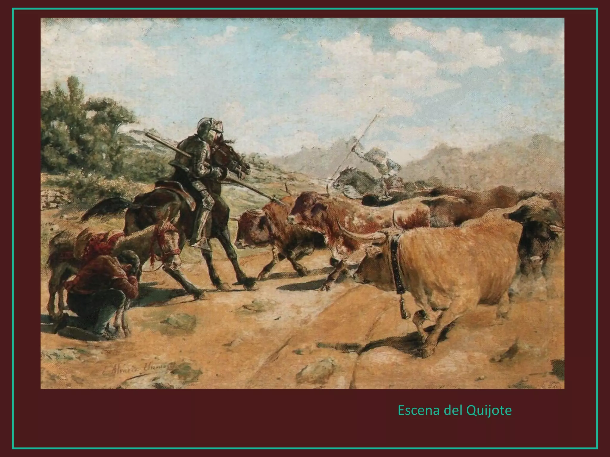 Escena del Quijote