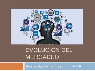 HISTORIA Y
EVOLUCIÓN DEL
MERCADEO
Jhoswdalys Hernández. M-716
 