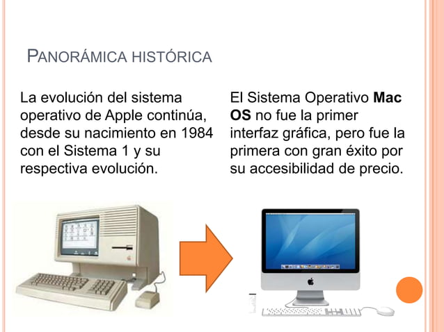 Historia y evolución del sistema operativo mac os | PPTX