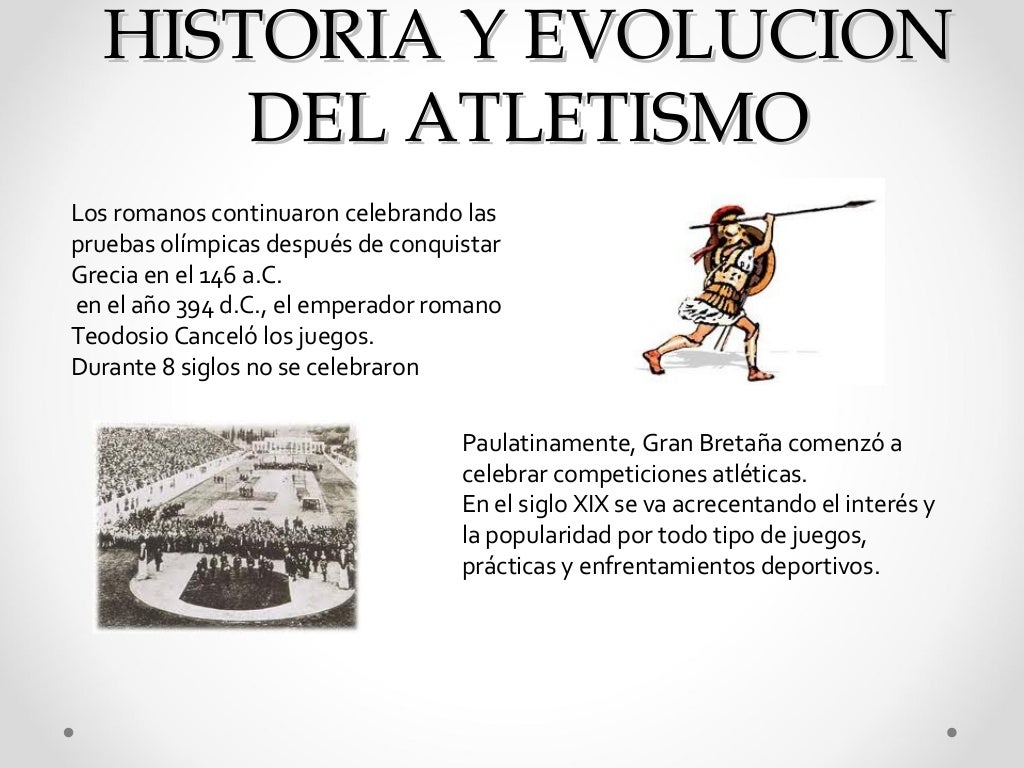 Historia y Evolucion del Atletismo