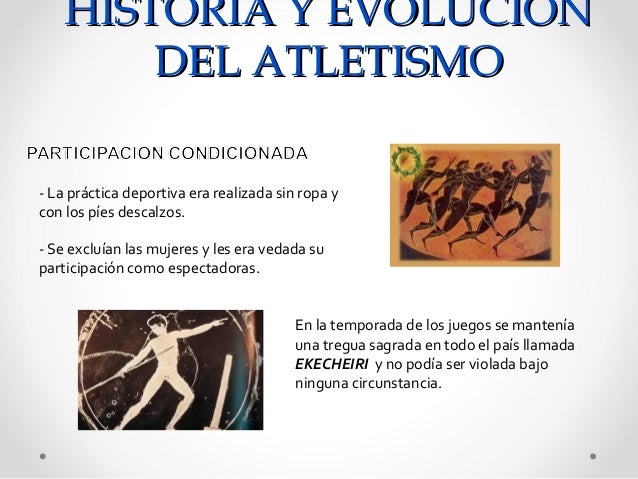 Historia y Evolucion del Atletismo