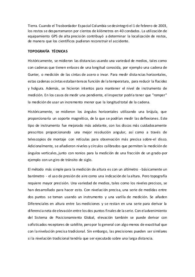 Historia y evolución de la topografía