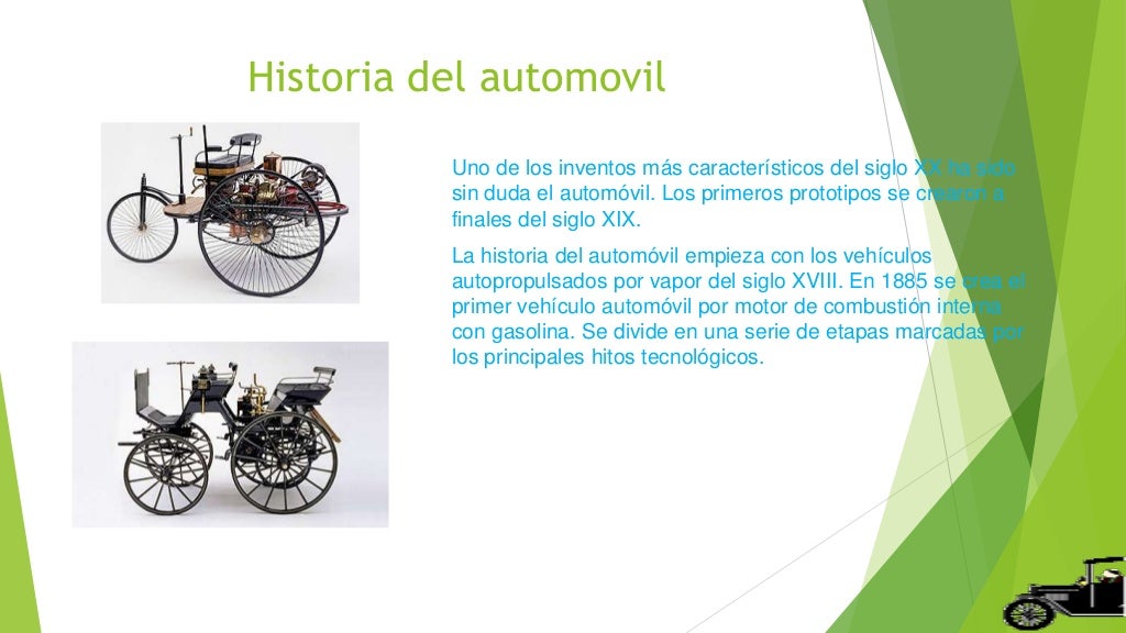 Historia y evolucion del automovil