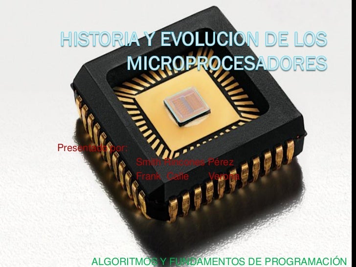Historia Y Evolucin De Los Microprocesadores Timeline