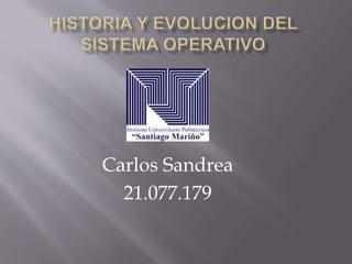 Carlos Sandrea
21.077.179
 