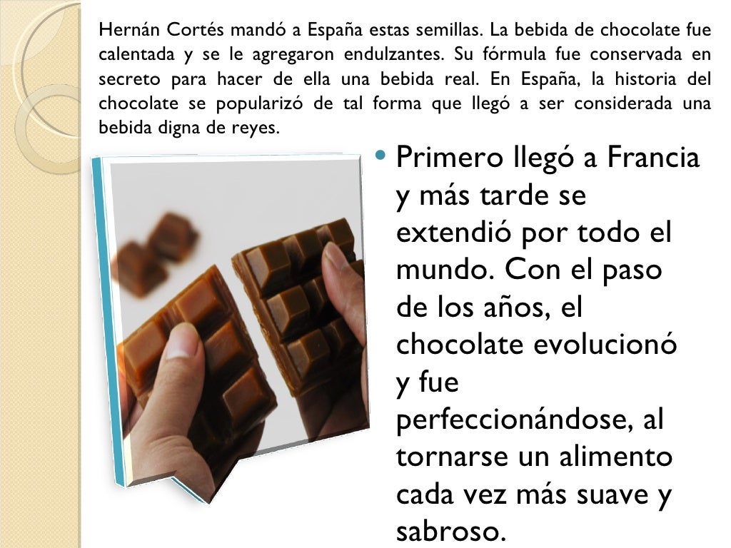 Historia y origenes del chocolate
