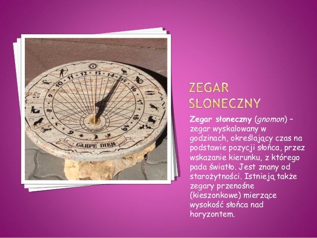 Historia zegara