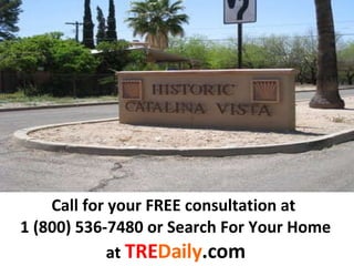Call for your FREE consultation at  1 (800) 536-7480 or Search For Your Home at  TRE Daily .com 