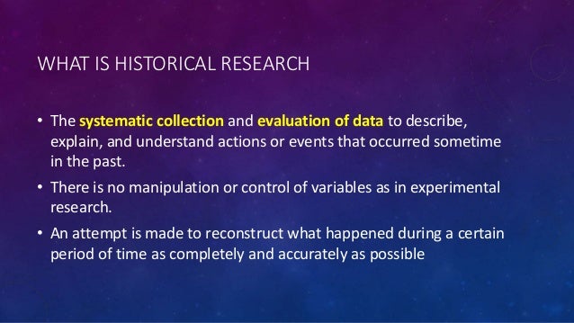 what is history effect in research