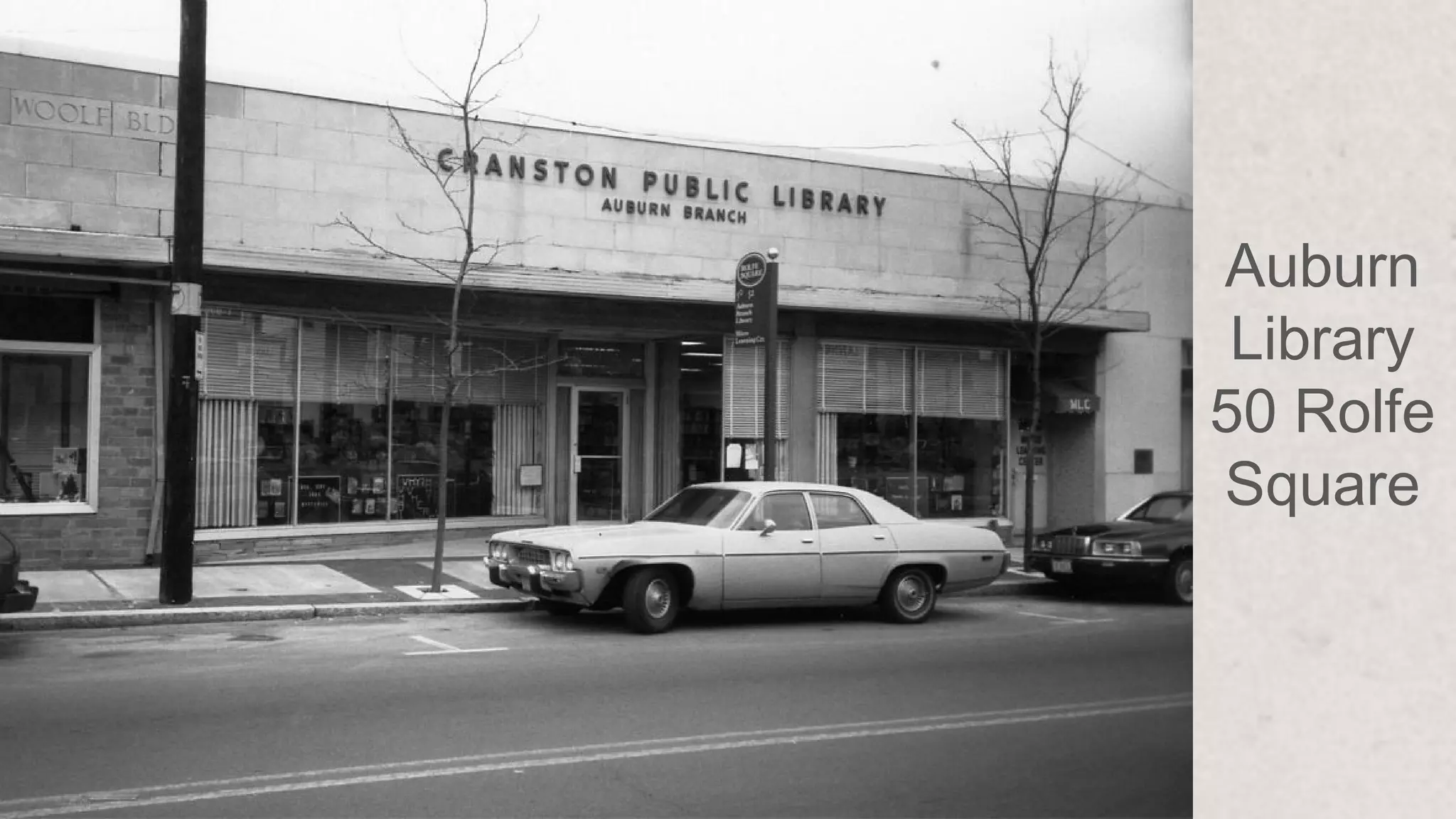 Auburn
Library
50 Rolfe
Square
 