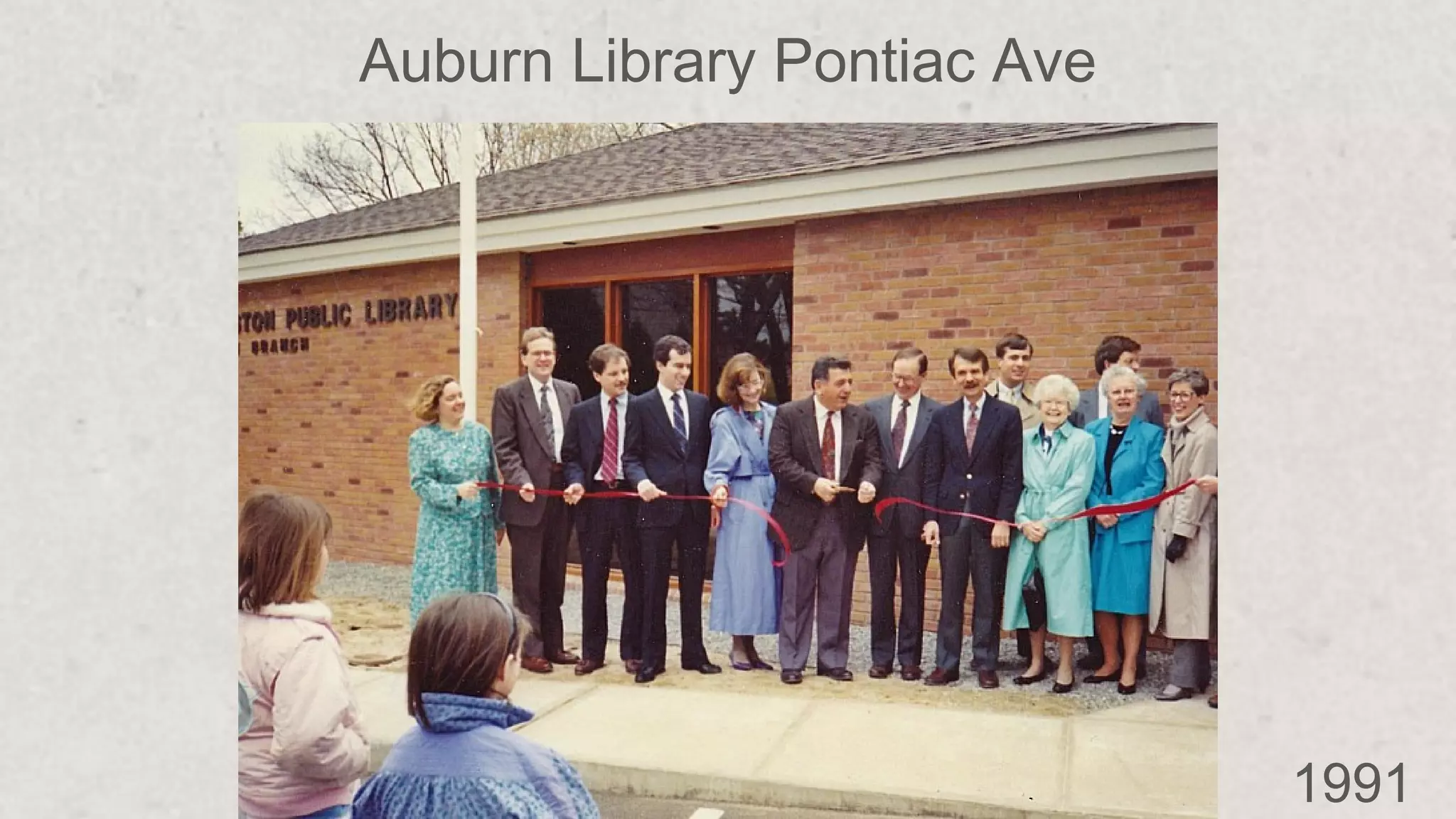 Auburn Library Pontiac Ave
1991
 