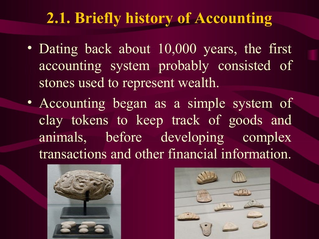Historical and development of accounting