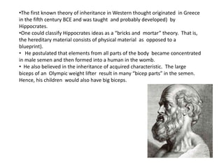 Historical background of inheritance | PPTX