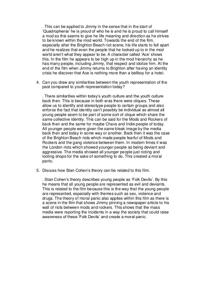 Quadrophenia liner notes picture