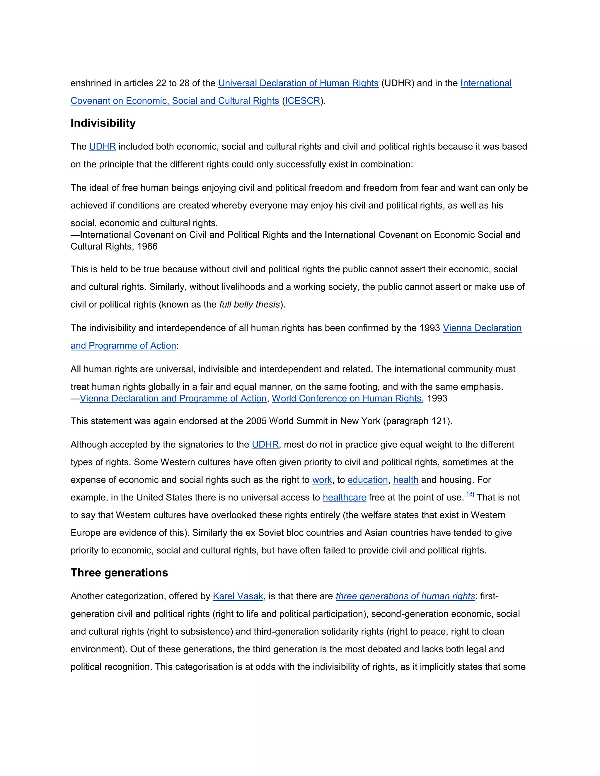 Historical development