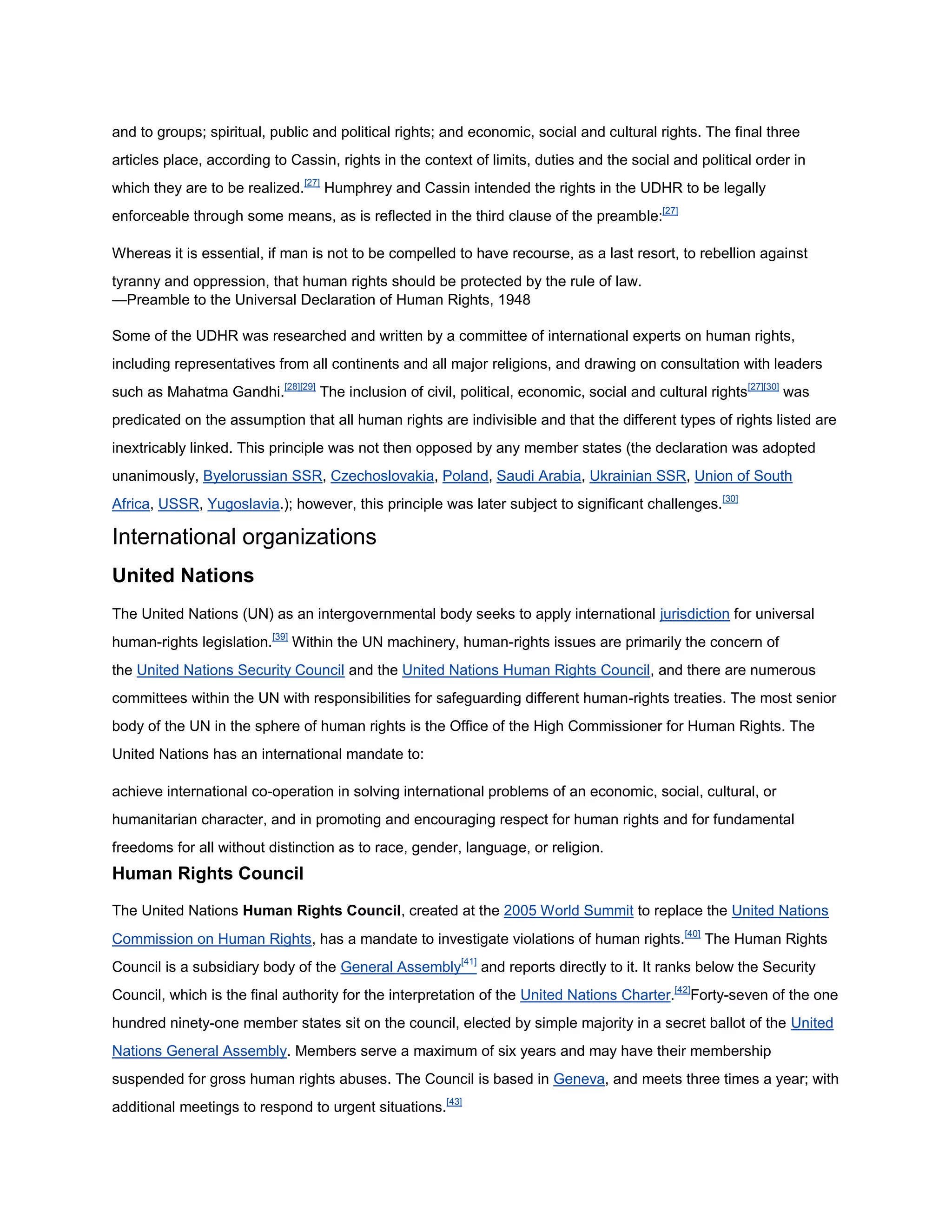 Historical development