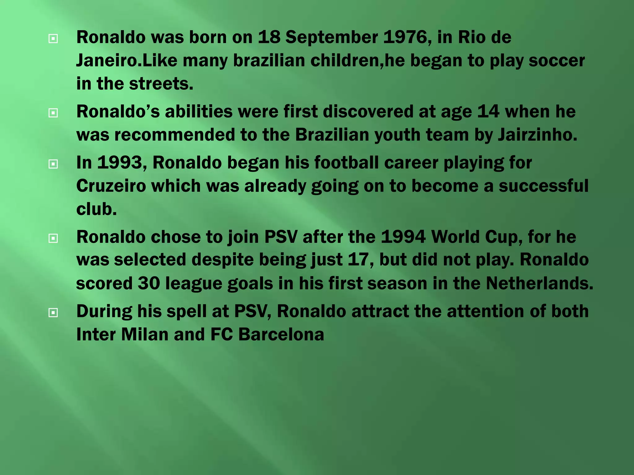 Historical development of football and ronaldo | PPTX | Soccer | Sports
