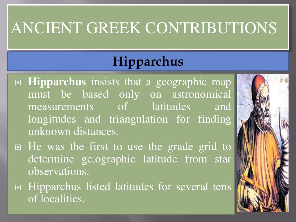 Historical development of geography