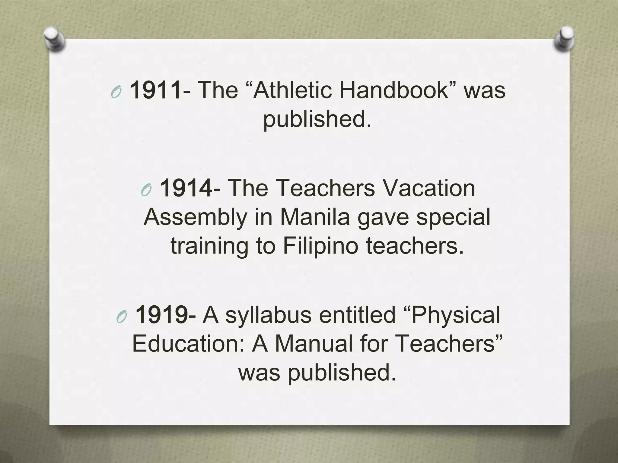 Historical development of physical education in the philippines | PPTX