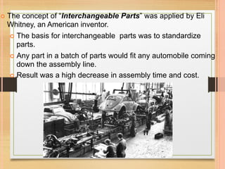 Interchangeable Parts History