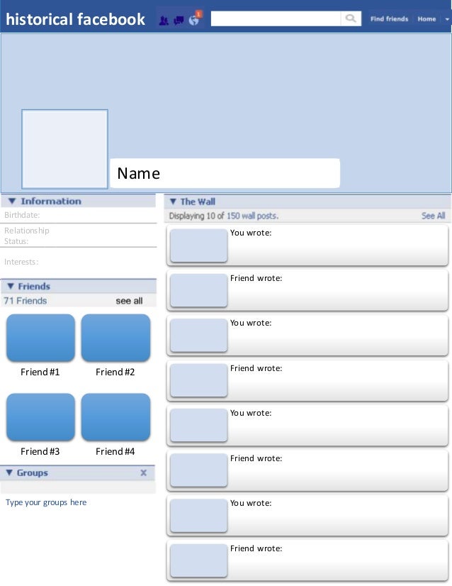 historical facebook template facebook templte