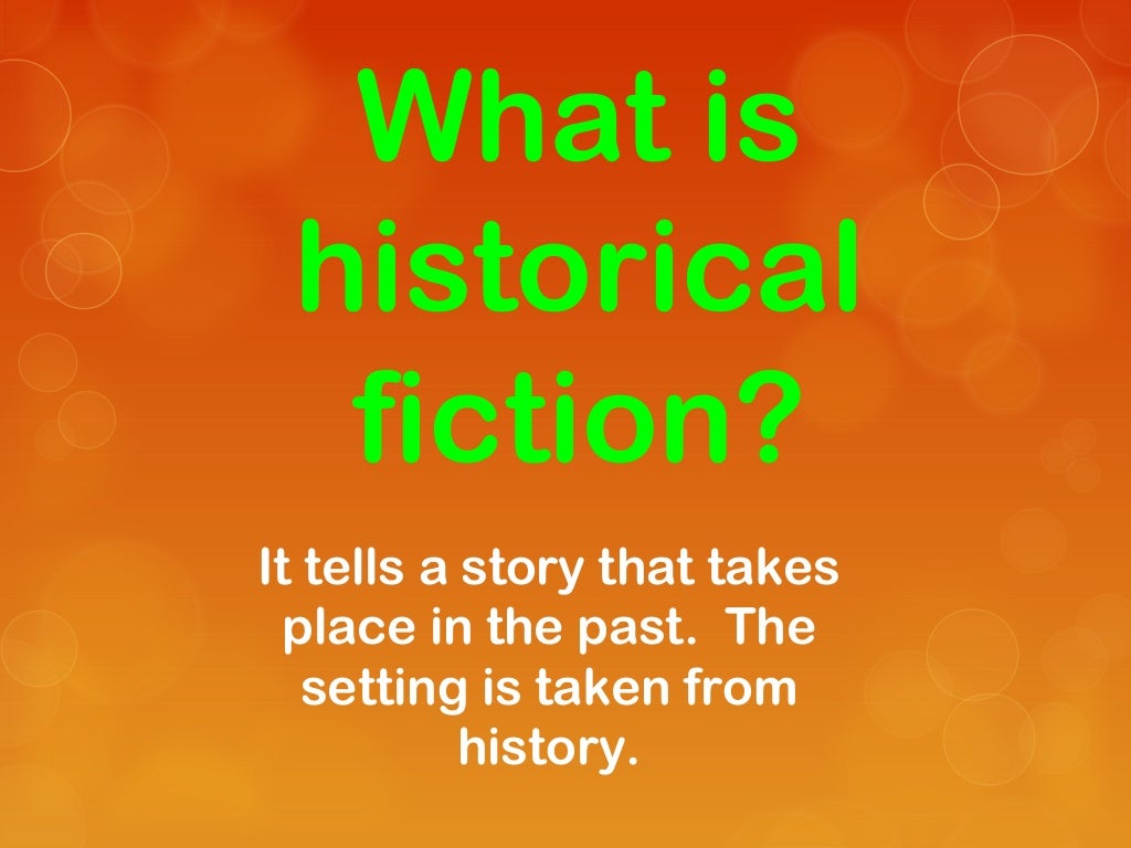 Historical fiction Genre for Fourth Graders