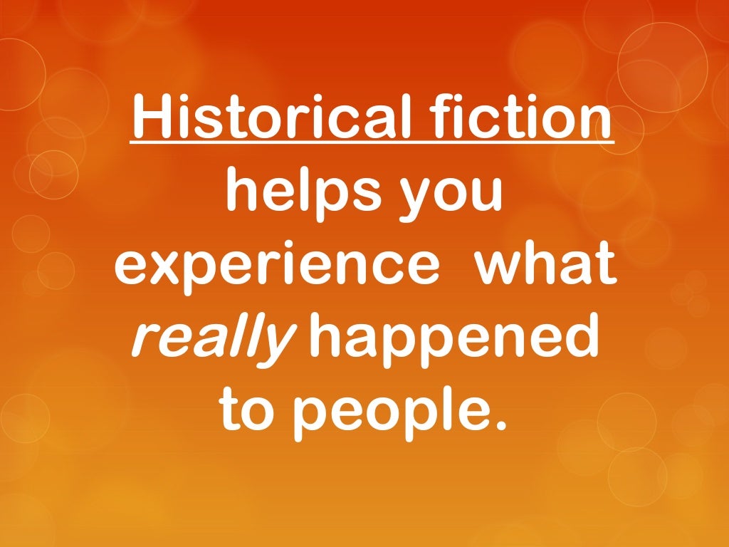 Historical Fiction Genre For Fourth Graders