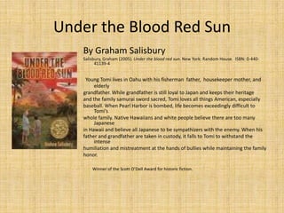 Time period: during the reign of Elizabeth I of England (1533 – 1603)Morning Girl – by Michael DorrisDorris, M. (1992). Morning girl. New York, NY: Hyperion.Morning Girl, her parents and her little brother, called Hungry, live with the other members of their tribe on an island in the Caribbean.  The two take turns telling the story of their life on the island, including how they survive the storm that destroys their hut, and  why Hungry becomes known as Star Boy. The final narrative is Morning Girl’s description of the pale strangers she encounters while swimming – the first Europeans to arrive.Winner of the Scott O’Dell Award for Historical Fiction