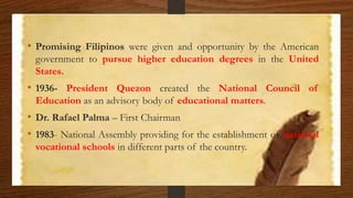 Historical Foundation of Philippine Curriculum 01 | PPTX