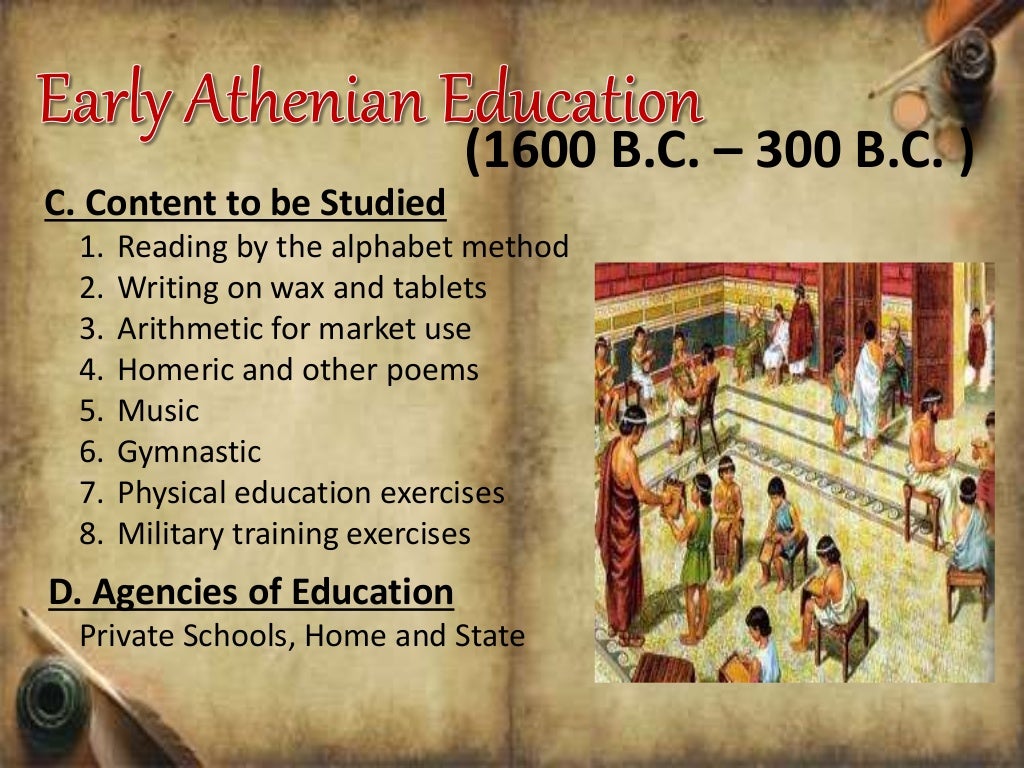 Historical foundations of education
