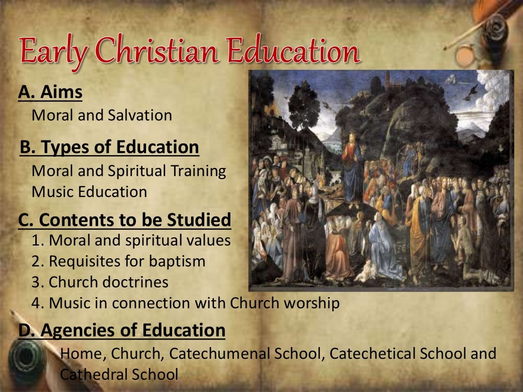 Historical foundations of education