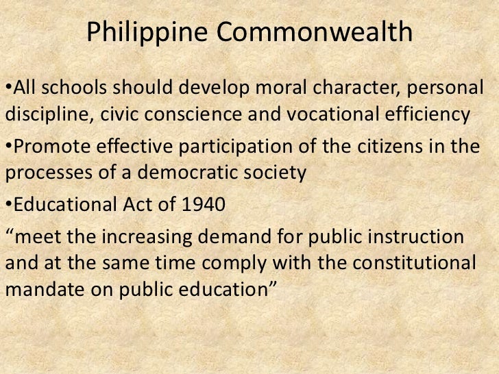 Historical foundation of philippine education