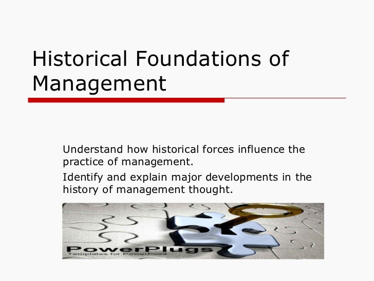 Historical foundations true